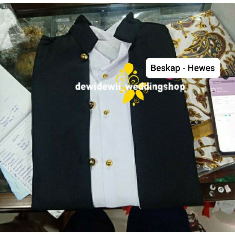 SET LENGKAP - Baju Among Tamu / Pager Bagus - Adat Jawa Hewes