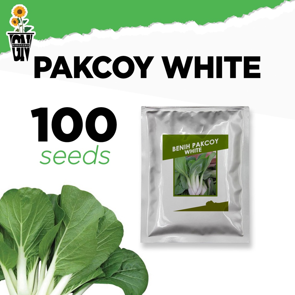 Jual Benih Super Sawi Pakcoy White Pokcoy Putih Sayur Dataran Rendah