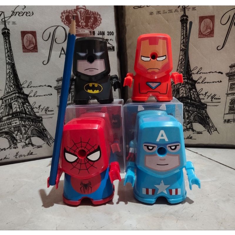 

Rautan Putar / serutan putar super hero