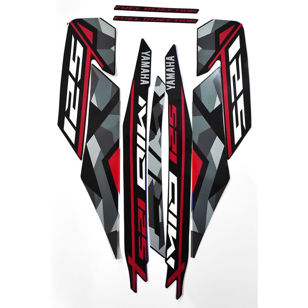 stiker striping motor Yamaha Mio m3 125 2016 Mio m3 125 injection standar berkualitas terbaik