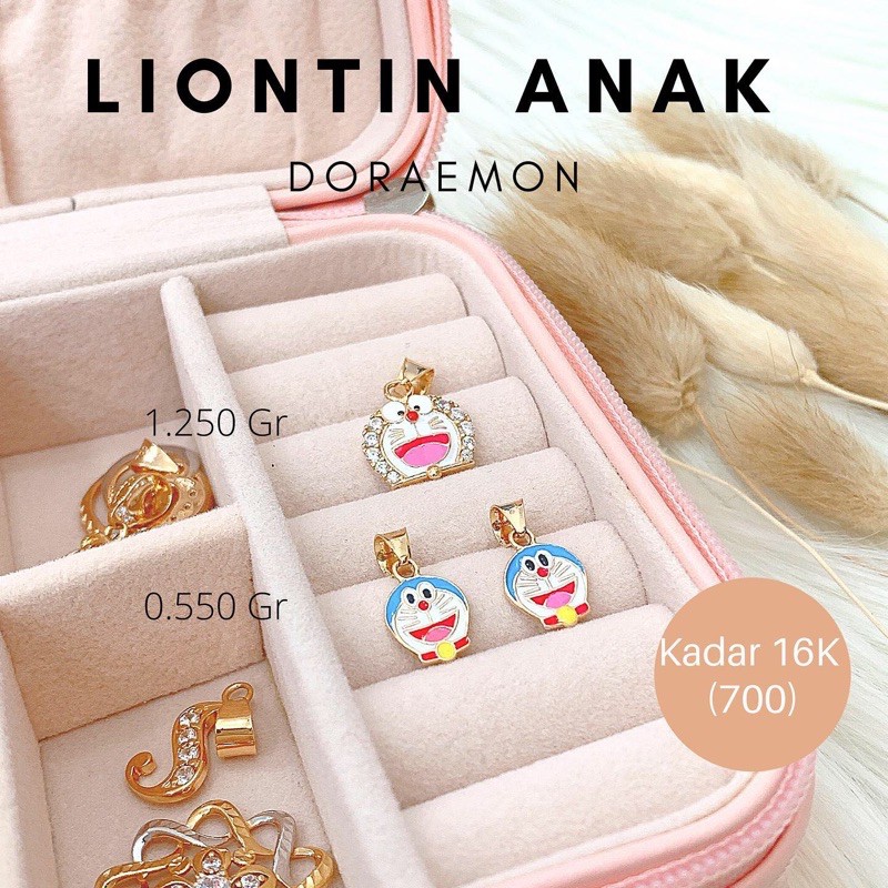 Liontin Emas Doraemon Anak