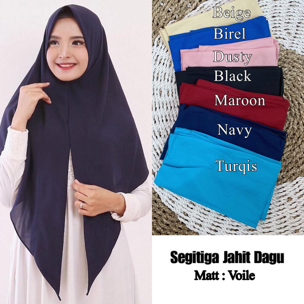 Nadela Khimar Segitiga Instan Jilb Segitiga Instan Diamond Shopee