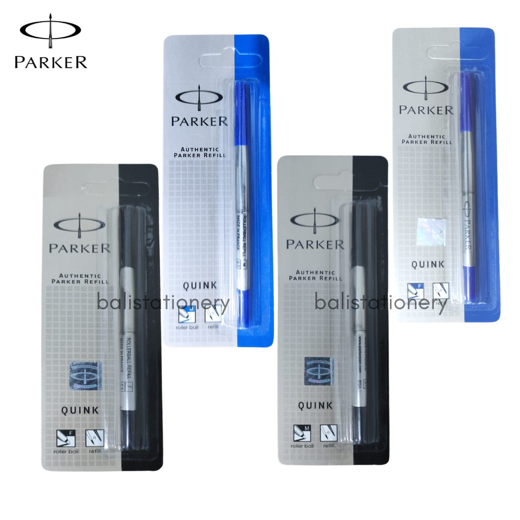 

Isi Ulang / Refill Tinta Rollerball Parker - BIRU MEDIUM/FINE
