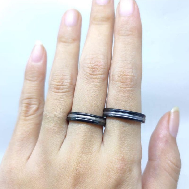 CINCIN COUPLE SELIR HITAM FREE UKIRNAMA