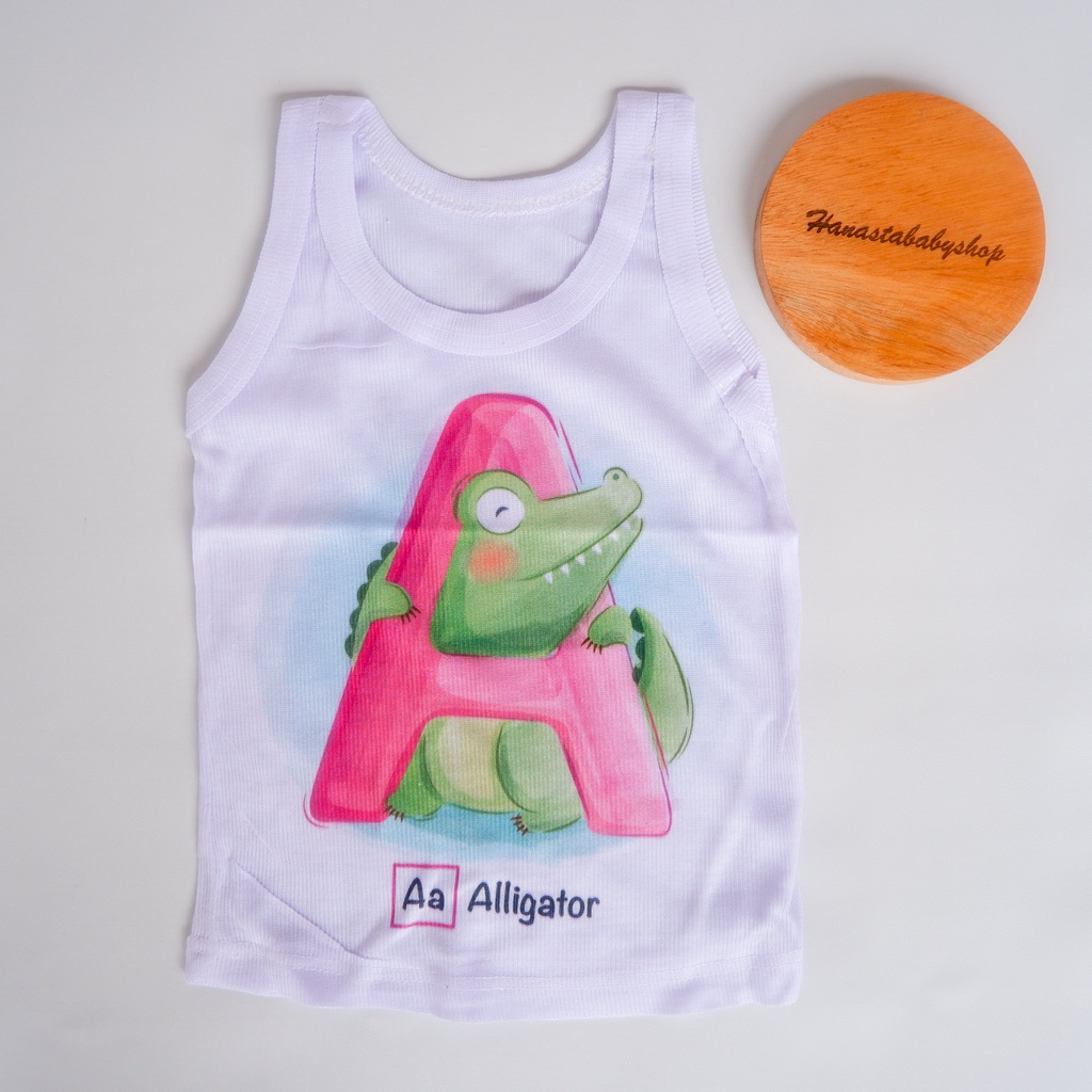 KAOS SINGLET MOTIF ANAK kaos dalam oblong anak laki2 dan perempuan