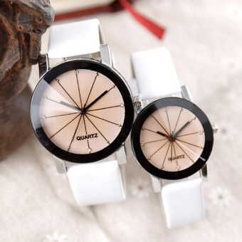 FYGALERY J110 Jam Tangan Couple Jam Analog Wanita Pasangan Fashion Kekinian-3
