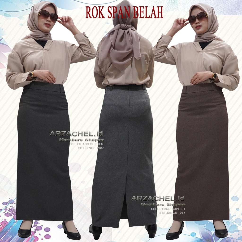 Rok span Panjang Model Belah Belakang Bahan Gracela Import Rok Span Belahan Belakang Rok Sepan Hitam Panjang Rok Hitam Kerja Panjang Rok Hitam Panjang Kantor Rok Hitam Dasar Panjang Rok Bahan Hitam  Rok hitam kerja panjang span rok dasar hitam panjang