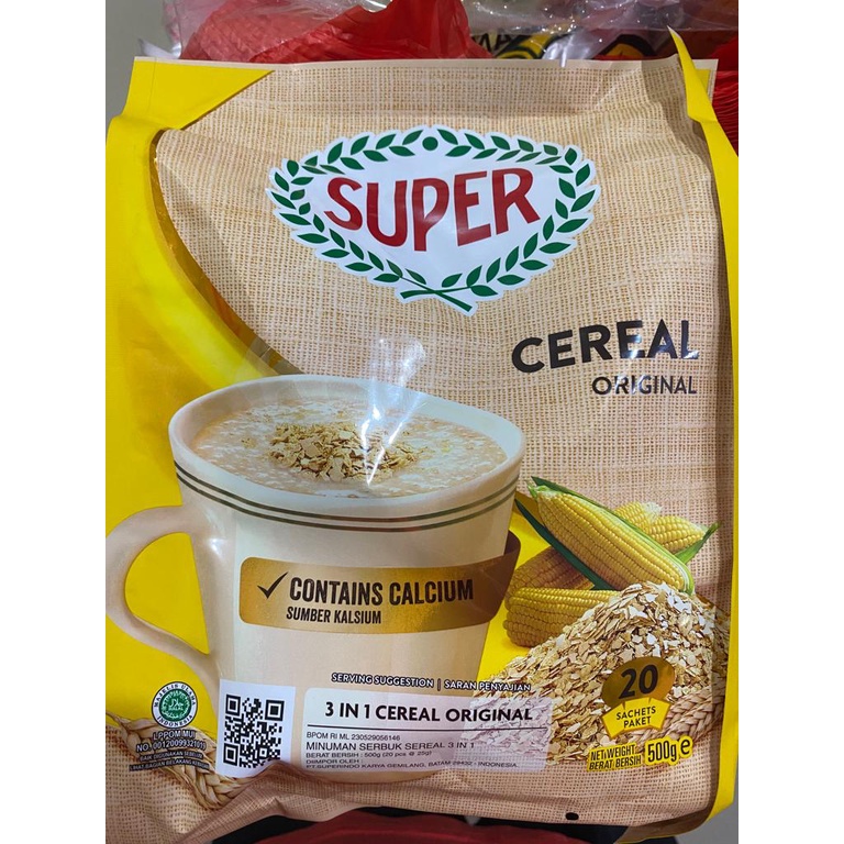 

Super Instant Cereal Isi 20 Sachet Sereal Instan All In One