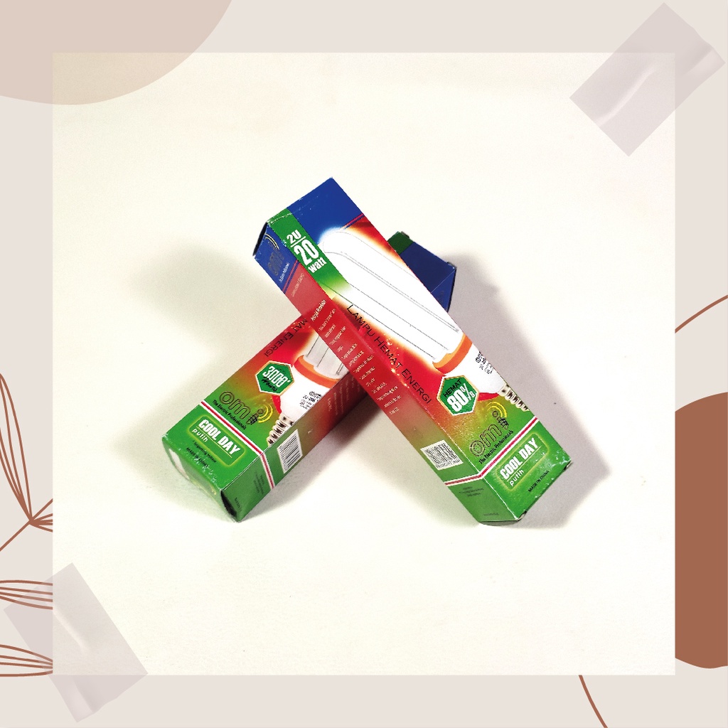 lampu plc 2 u omi/zentama plc 2u murah berkualitas 5,10,15,20 Watt