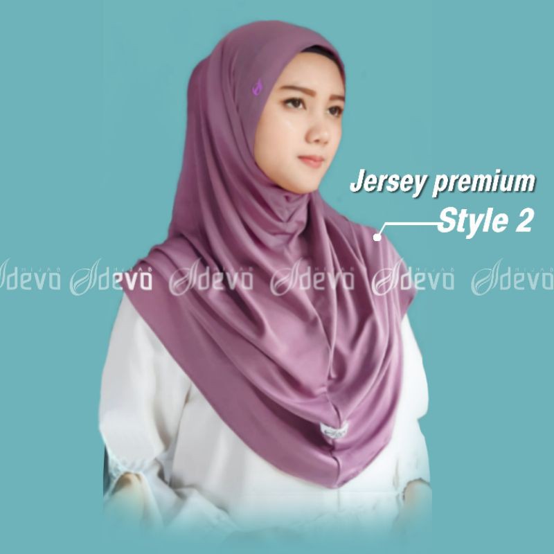 Hijab instan bergo malay | Jersey premium by:devohijab original-3