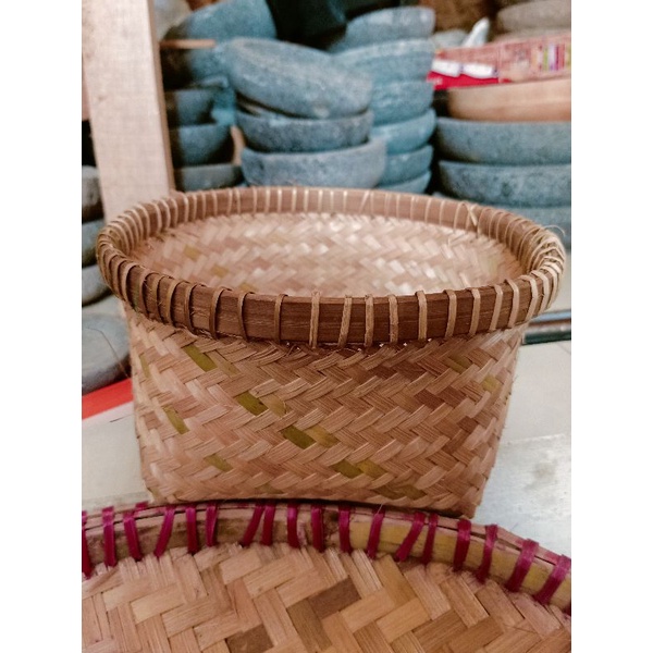 Tumbu Bambu Mini Tempat Seserahan Nasi Hantaran Dll