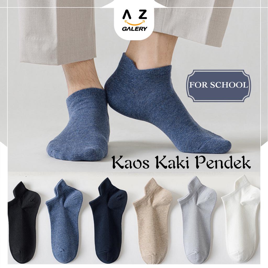 Kaos Kaki Polos Pendek Nyaman Lembut Untuk Anak Sekolah Harga Murah Grosir Kaos Kaki Careyoursteps  Polos KK16 Azgalery