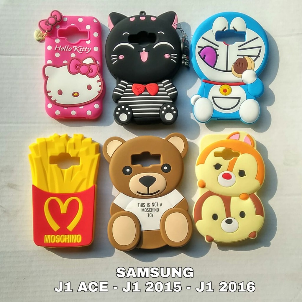 Samsung J1 Ace J1 2015 J1 2016 Case Boneka Caracter 3d Lucu