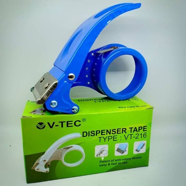 

Jual Dispenser Lakban/Tape V-Tec Vt-216 Keong 2" Trendi