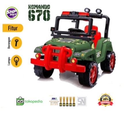 Mainan Mobil Dorong Anak Jeep SK 670 - SHP Toys Mobilan Dorong Tentara