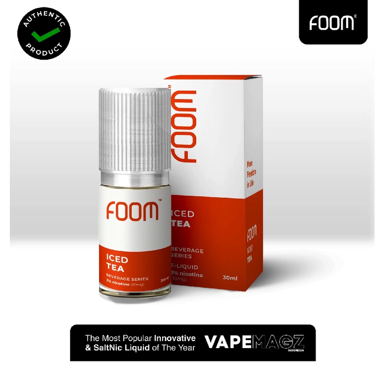 LIQUIDS FOOM ICED TEA 30ML 30MG / FOOMx ICE TEA 30ML 30MG