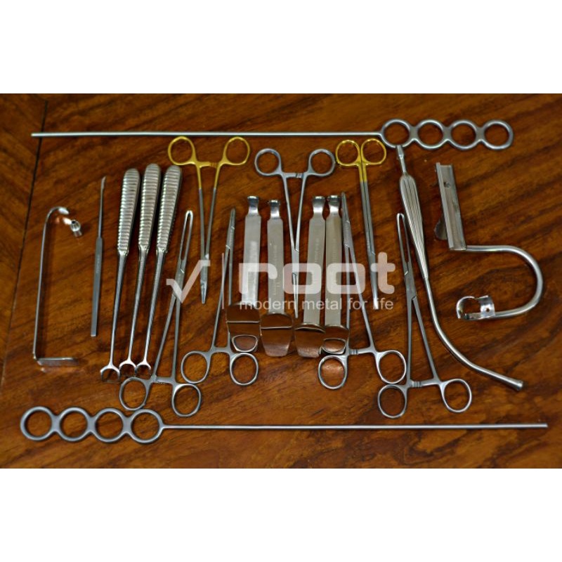 GRAFIR Alat / Instrumen Kedokteran, Pinset, Gunting Pisau Operasi Bedah, Klem, Scalpel, Alat Medis