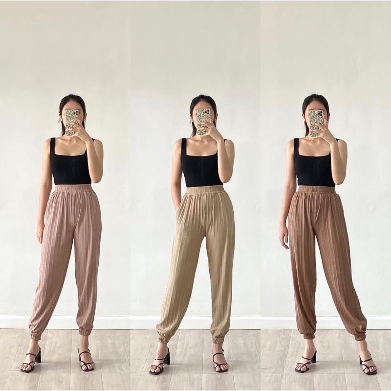 CELANA JOGER PANTS/CELANA JOGER KNIT IMPORT TEBAL PREMIU.