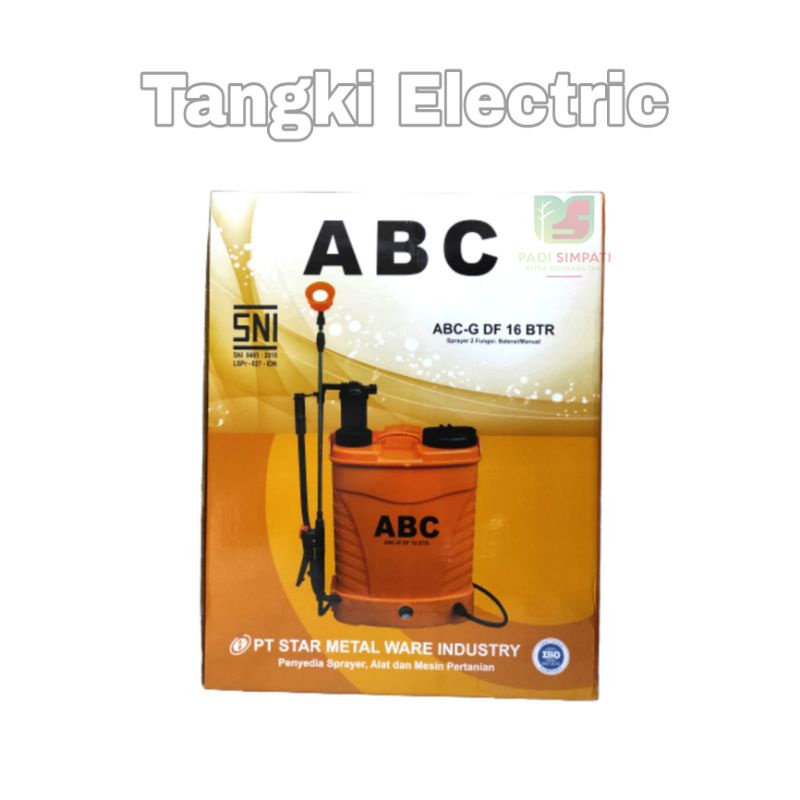 Tangki Alat Semprot ABC / Sprayer Elektrik + Manual - 16 Liter Baterai ABC Double Fungsi