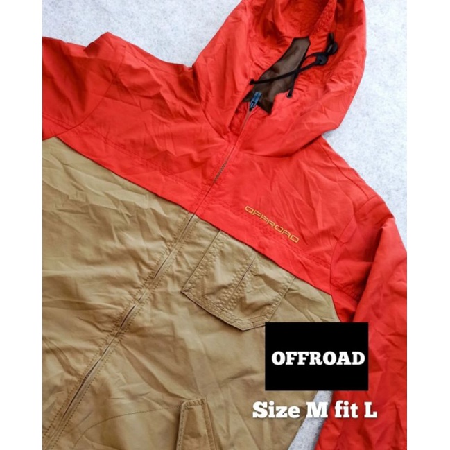 Jaket Outdoor Offroad Original Red Brown