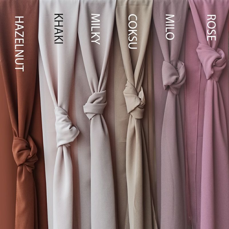 PASHMINA BASIC JAHIT TEPI 180X75 BABYDOLL ULTIMATE PASHMINA