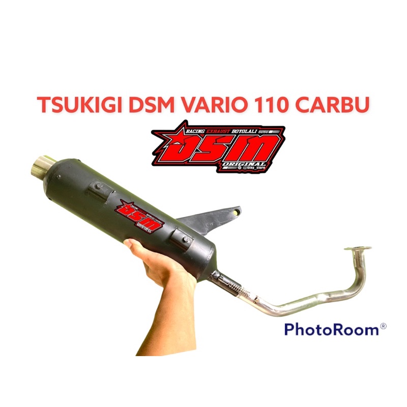 Knalpot Tsukigi vario 110 techno karbu