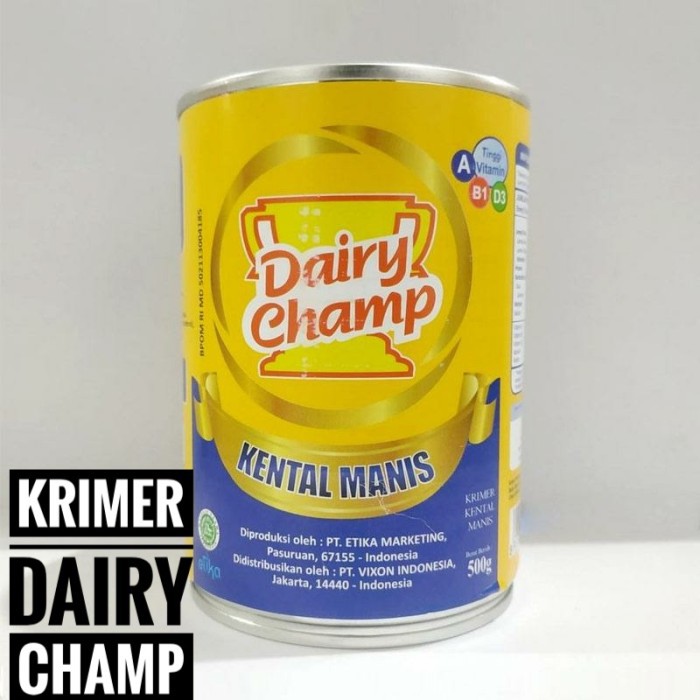 

krimer dairy champ 480gr dulu 500gr