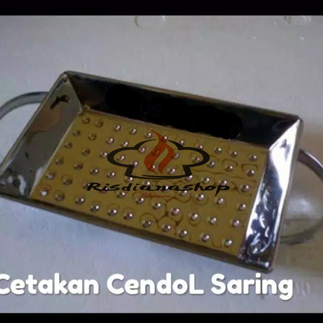 CETAKAN CENDOL SARING/DAWET PERSEGI