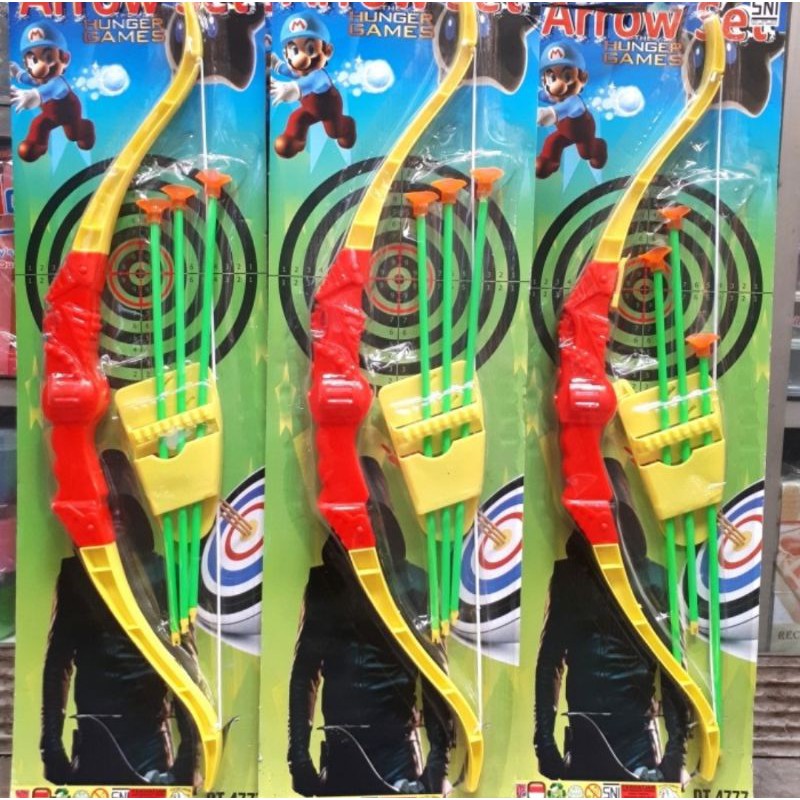 MAINAN PANAH PANAHAN PELURU KARET