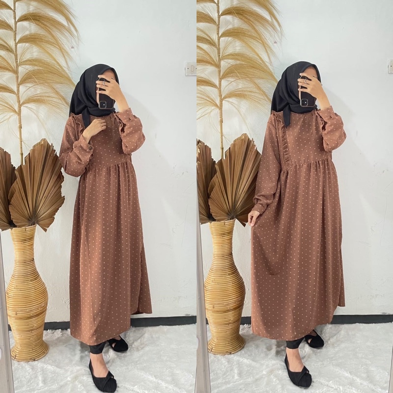 midi dress uragiri crinkle premium