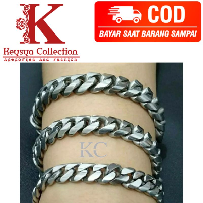 gelang tangan pria/ gelang rantai pria