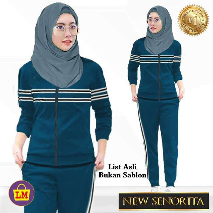 Baju Setelan Olahraga Senam Training Senorita XL XXL XXXL LMS 04964 05068 05172