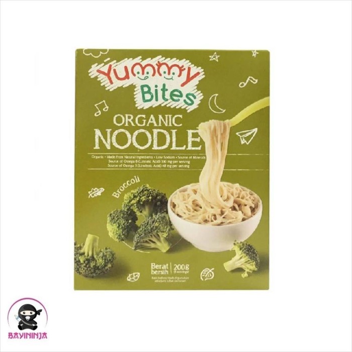 

YUMMY Bites Organic Noodle Broccoli 200 g T-Ninjabayi 01