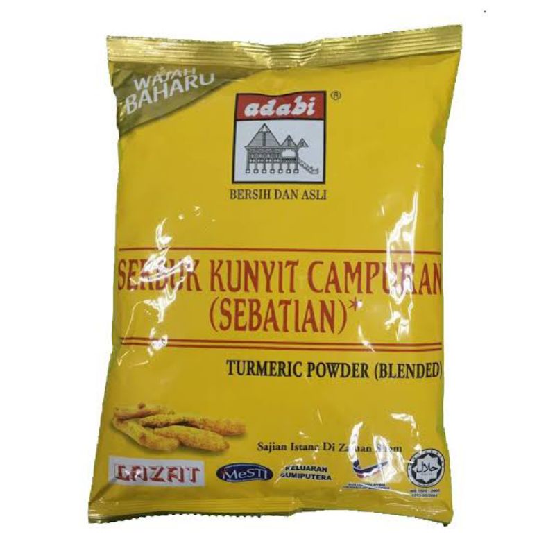 

Serbuk Kunyit Adabi 250gr