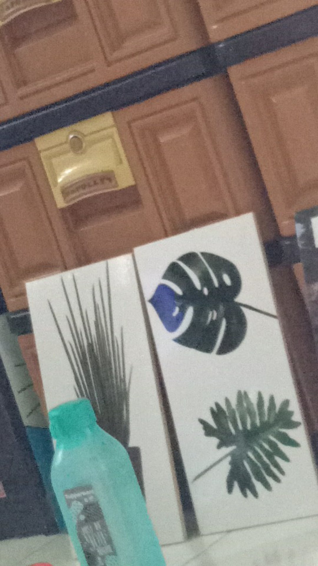 Hiasan Dinding Kata Poster Kayu Quotes Cafe Vintage Wall Decor Ruangan Dekorasi Rumah Leaf Lf33