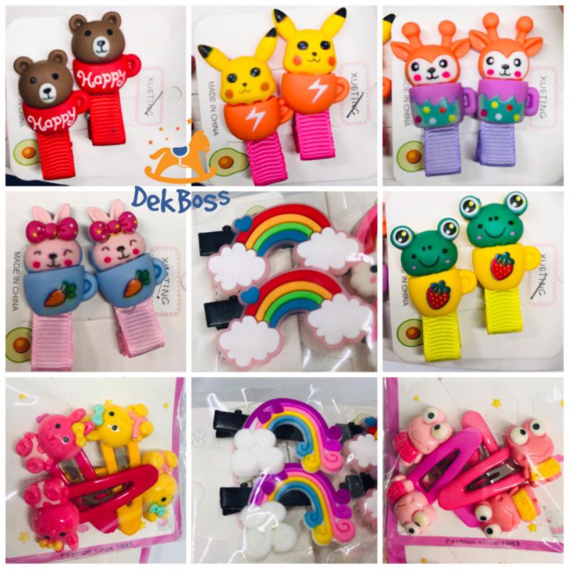 [PILIH MOTIF] ISI 2PCS JEPIT RAMBUT ANAK LUCU AKSESORIS WANITA AKSESORIS RAMBUT ANAK HAIR CLIP