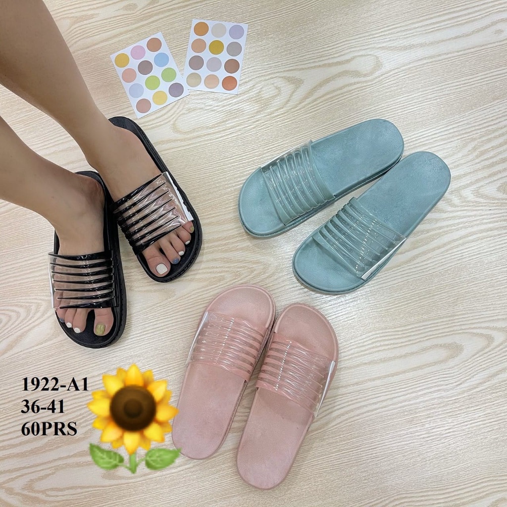 Sandal Karet Jelly Wedges Wanita import Model Terbaru Original Kekinian by AGUNG STYLE Balance 1922-A1