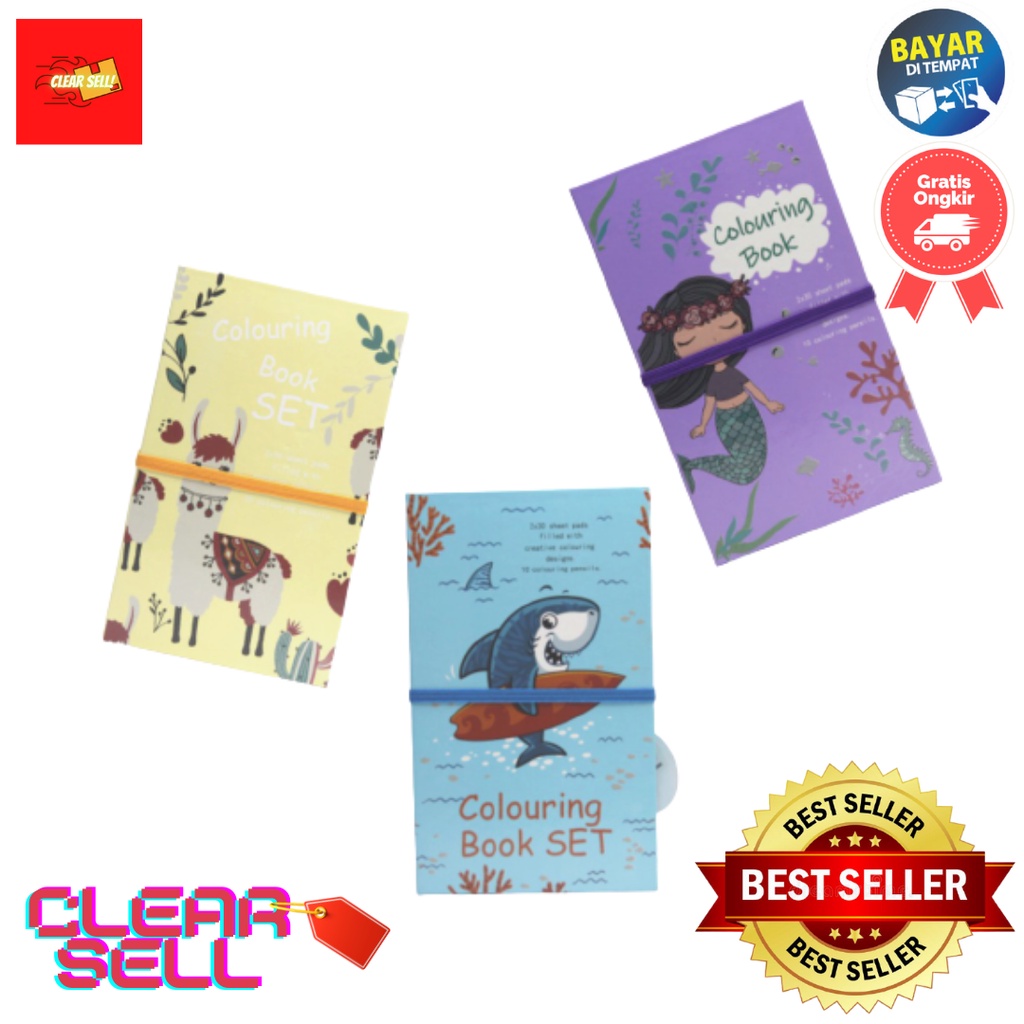 

Buku gambar set / Drawing book / Motif Cartoon K9001