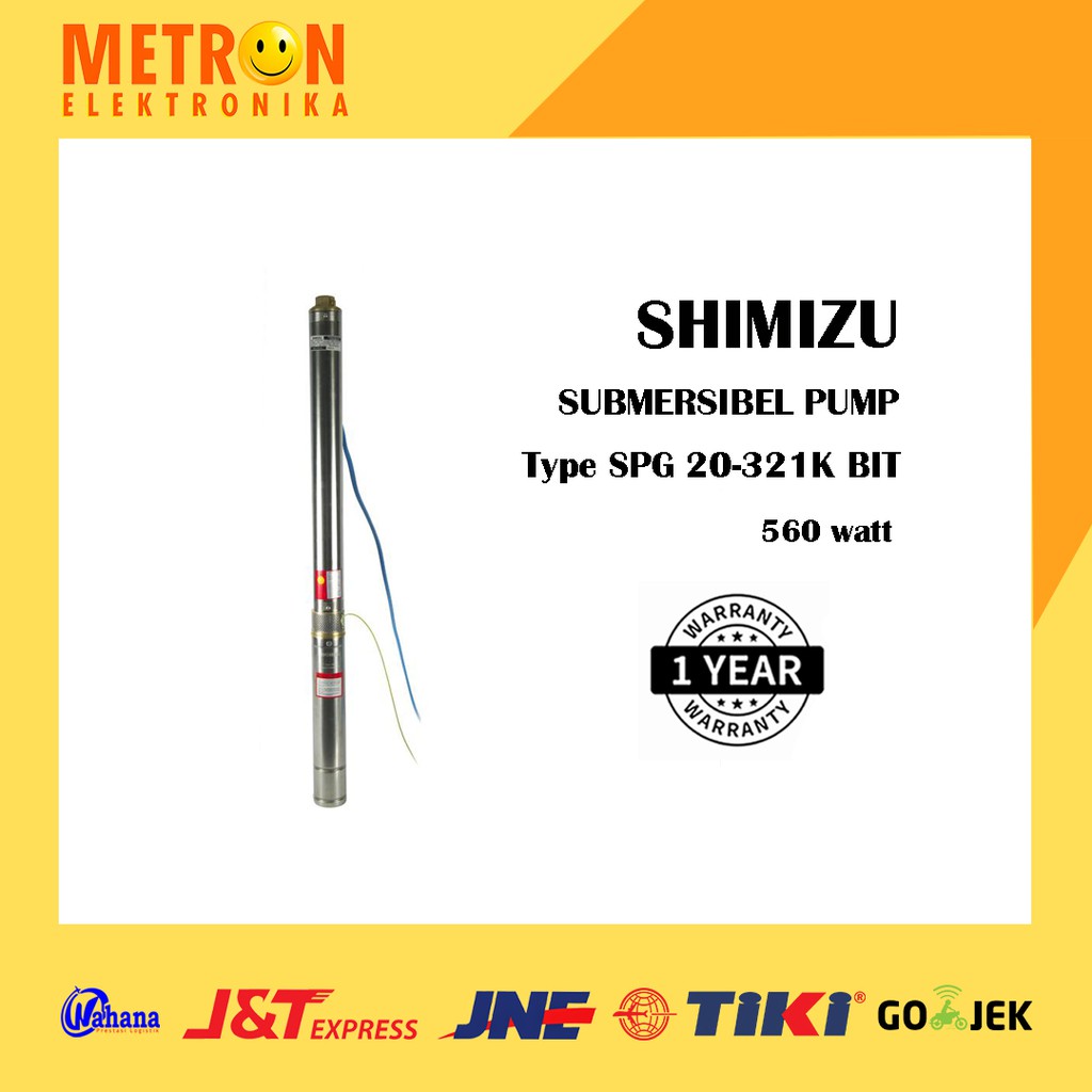 SHIMIZU SPG 20-321K BIT / SUBMERSIBEL PUMP / POMPA AIR / SPG20321KBIT