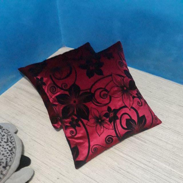 Sarung Bantal Lantai Besar Jumbo Santai Bahan Belgi Rumbai 70x70 Motif
