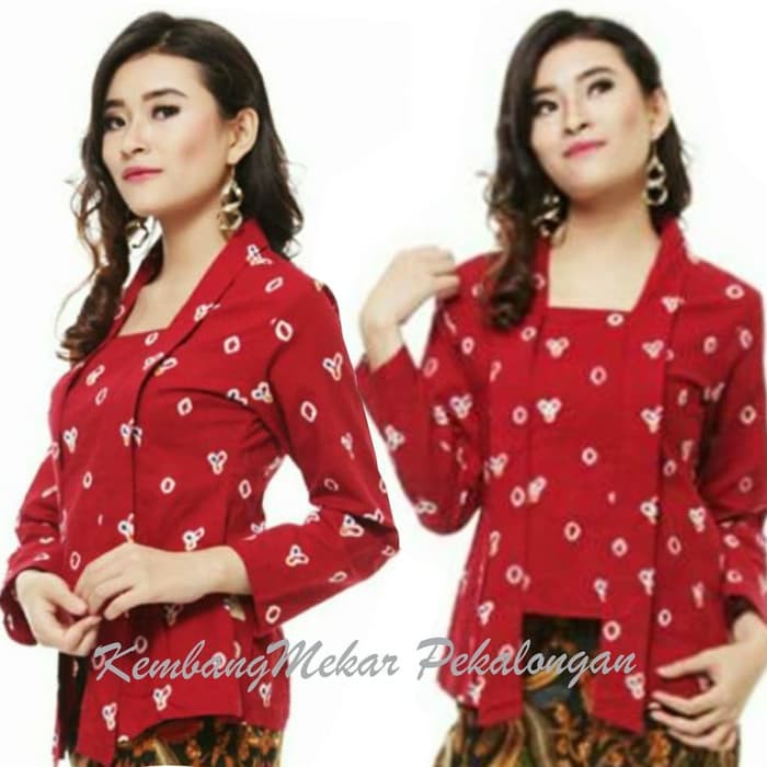 Kutubaru kebaya kutubaru jumputan