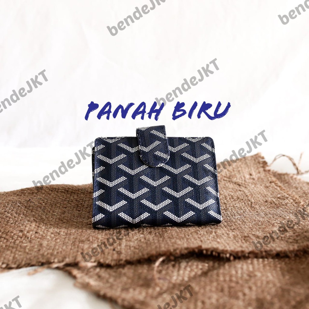 BENDE - DOMPET KARTU MOTIF PANAH DAN UANG KERTAS PREMIUM WANITA IMPORT TEMPAT KARTU CARD