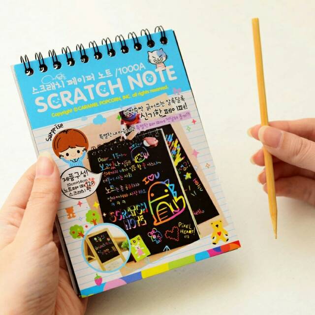 Magic Scratch Art Note Book