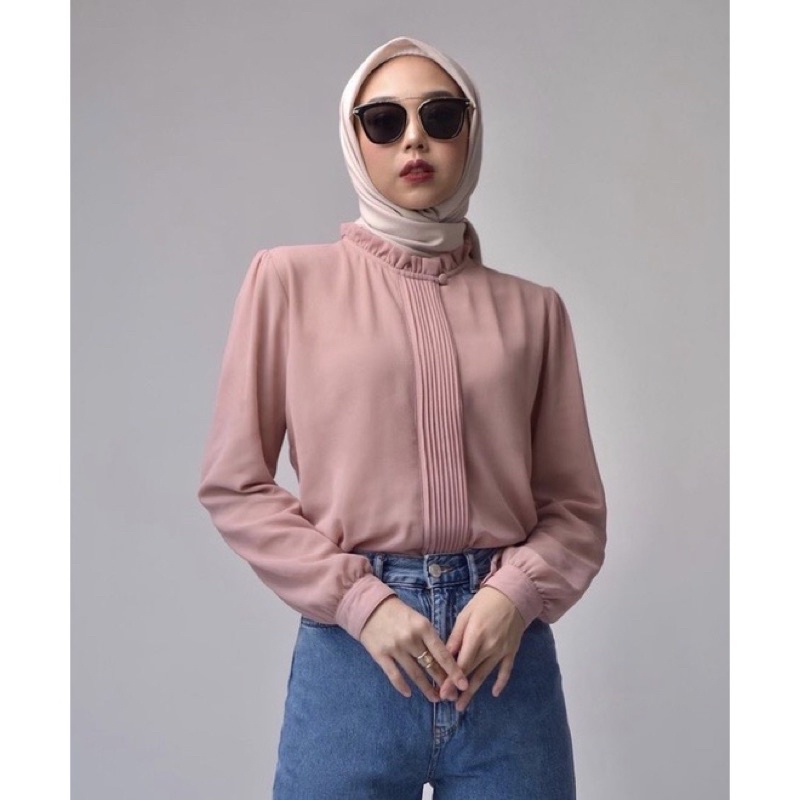 Kemeja Blouse Tunik Opnaisel Premium