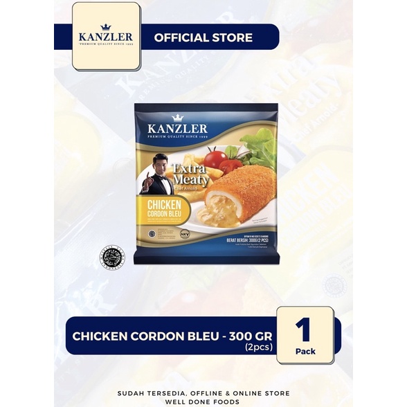 

Kanzler Chicken Cordon Bleu 300gr