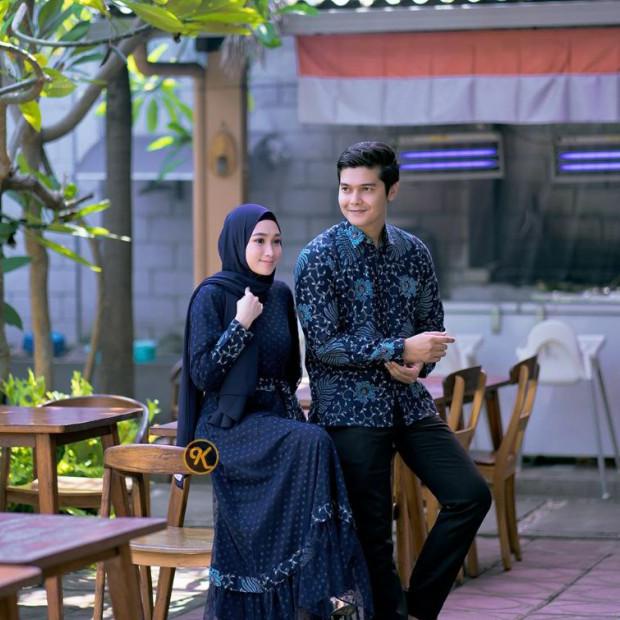 Couple Gamis Batik Jumbo Gamis Keluarga Batik Pasangan Gamis Pesta