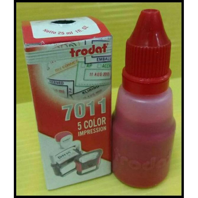 

(New Product!!) Tinta Stempel Trodat 7011 Warna Merah