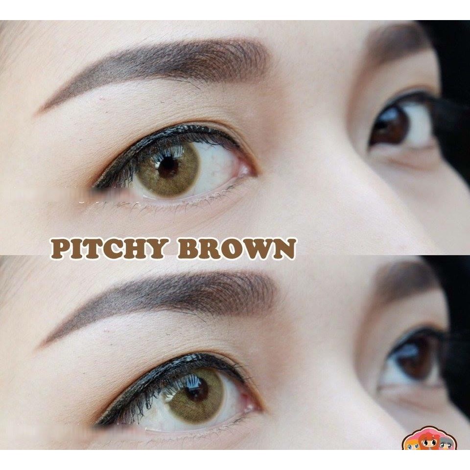 Softlens Pengantin MUA Sweety Pitchy Warna Gray Grey Brown Sky Blue Lime Green Soflens Soflen Soplen