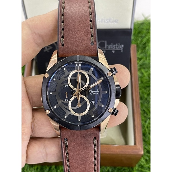 alexandre christie 6589mc pria black rosegold