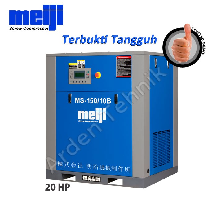 Meiji Screw Compressor / Kompresor Angin Meiji : MS-150/10B